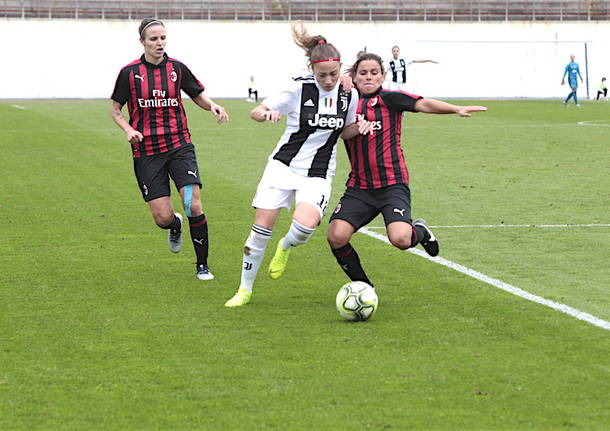 Calcio femminile: il Milan batte la Juventus 4-3